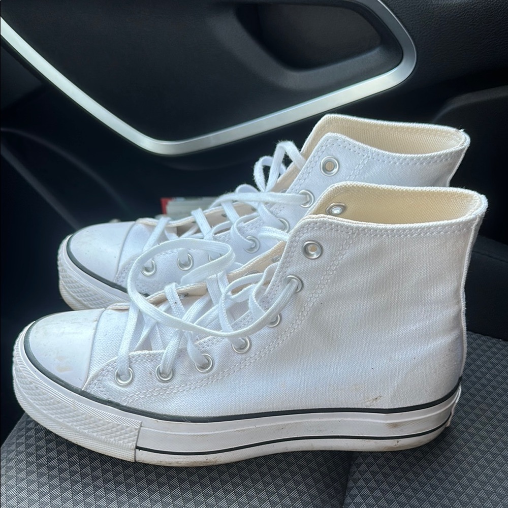 COPY - Classic White High-Top Sneakers